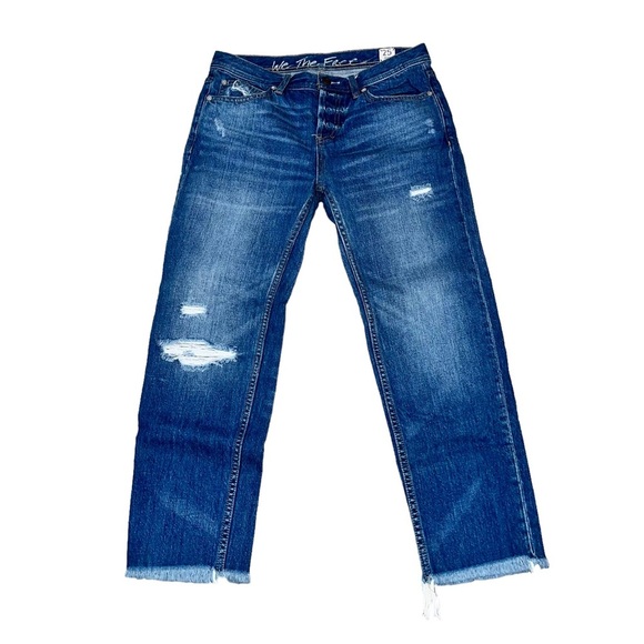 We The Free low rise raw hem jeans Size 25 - Picture 1 of 6